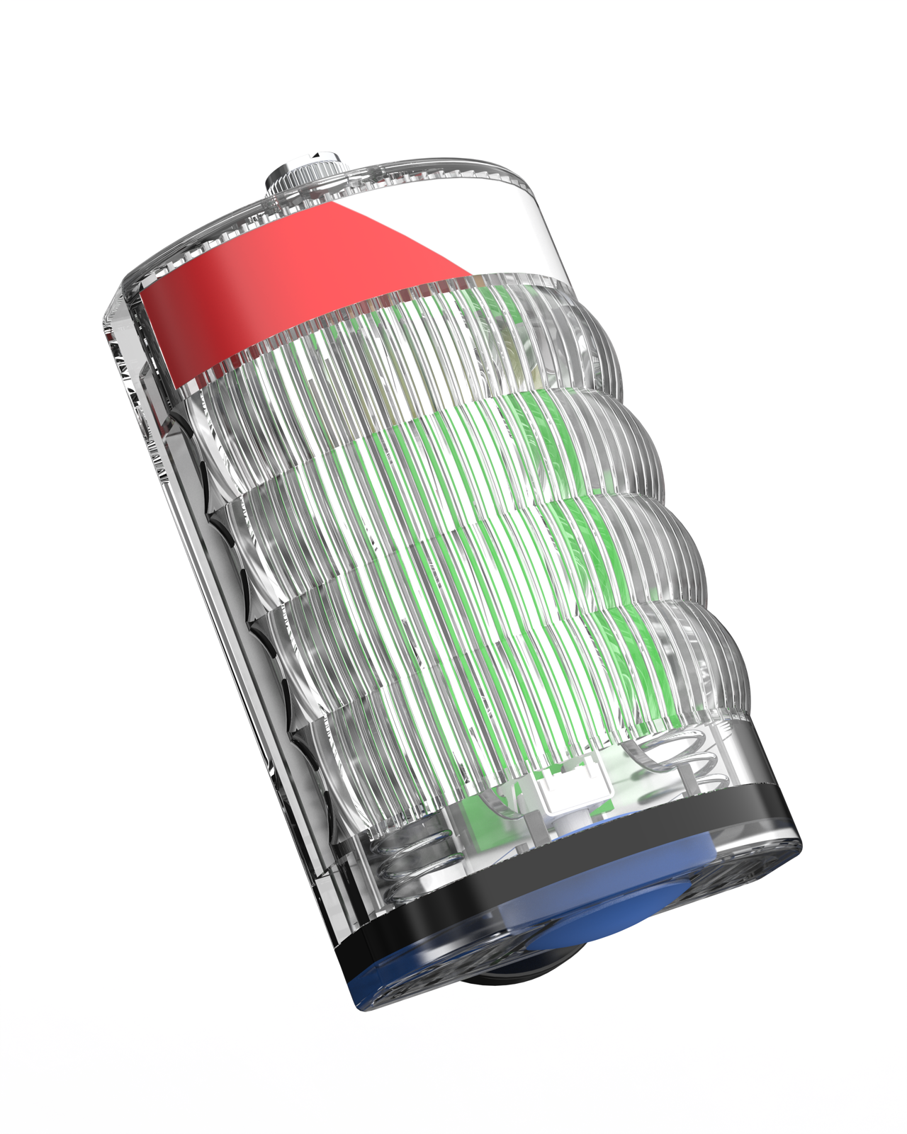 Personal Safety Warning Light - Red/White - Image 2